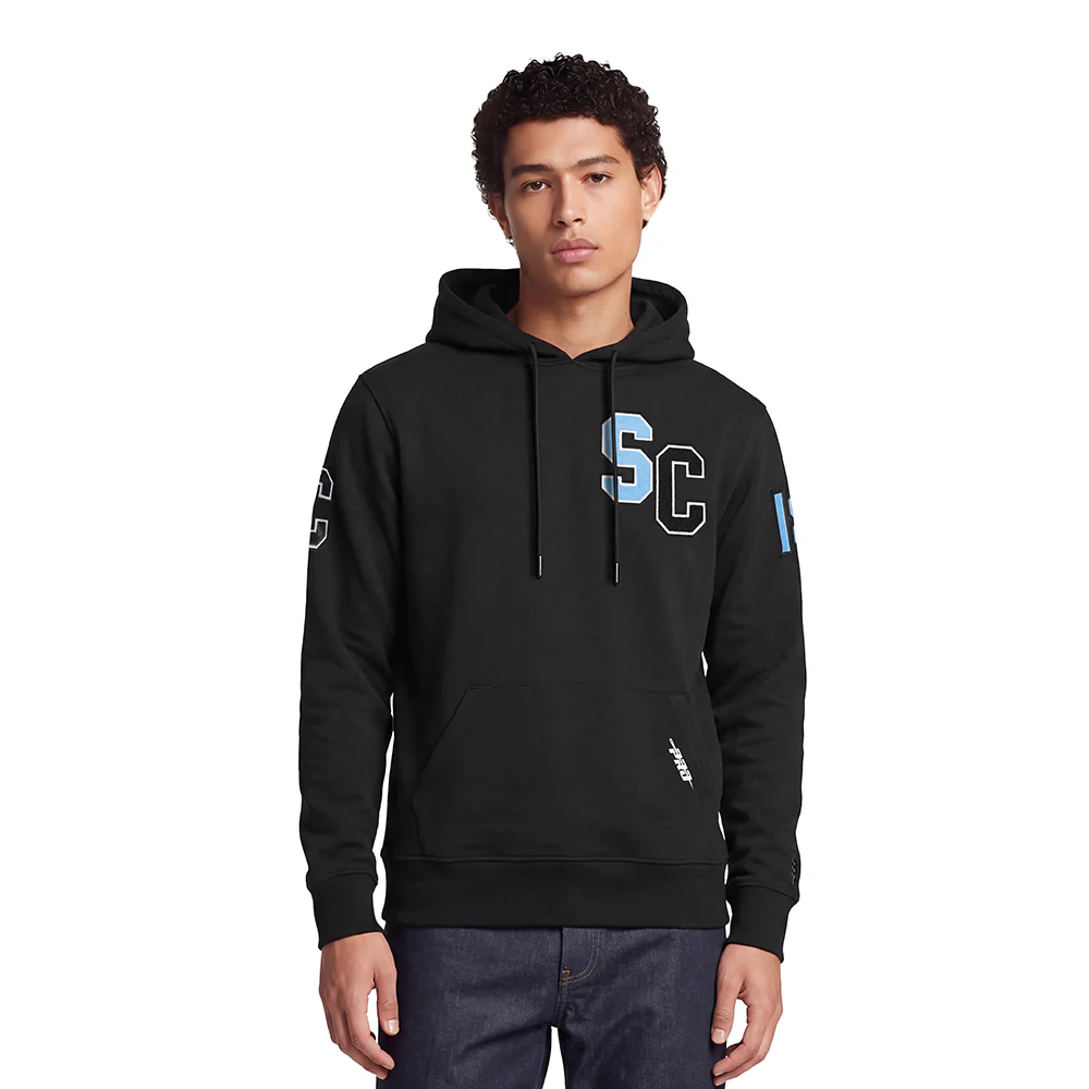SPELMAN COLLEGE CLASSIC MEN'S PO HOODIE (BLACK)