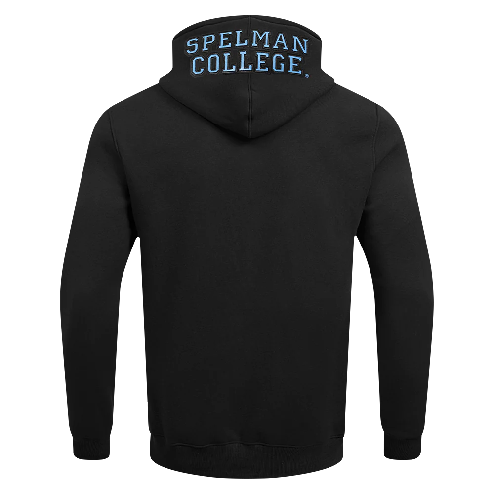SPELMAN COLLEGE CLASSIC MEN'S PO HOODIE (BLACK) - Image 5