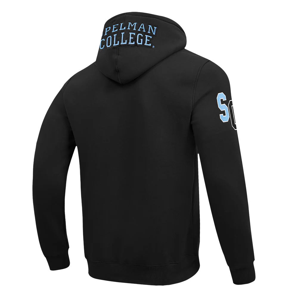 SPELMAN COLLEGE CLASSIC MEN'S PO HOODIE (BLACK) - Image 6