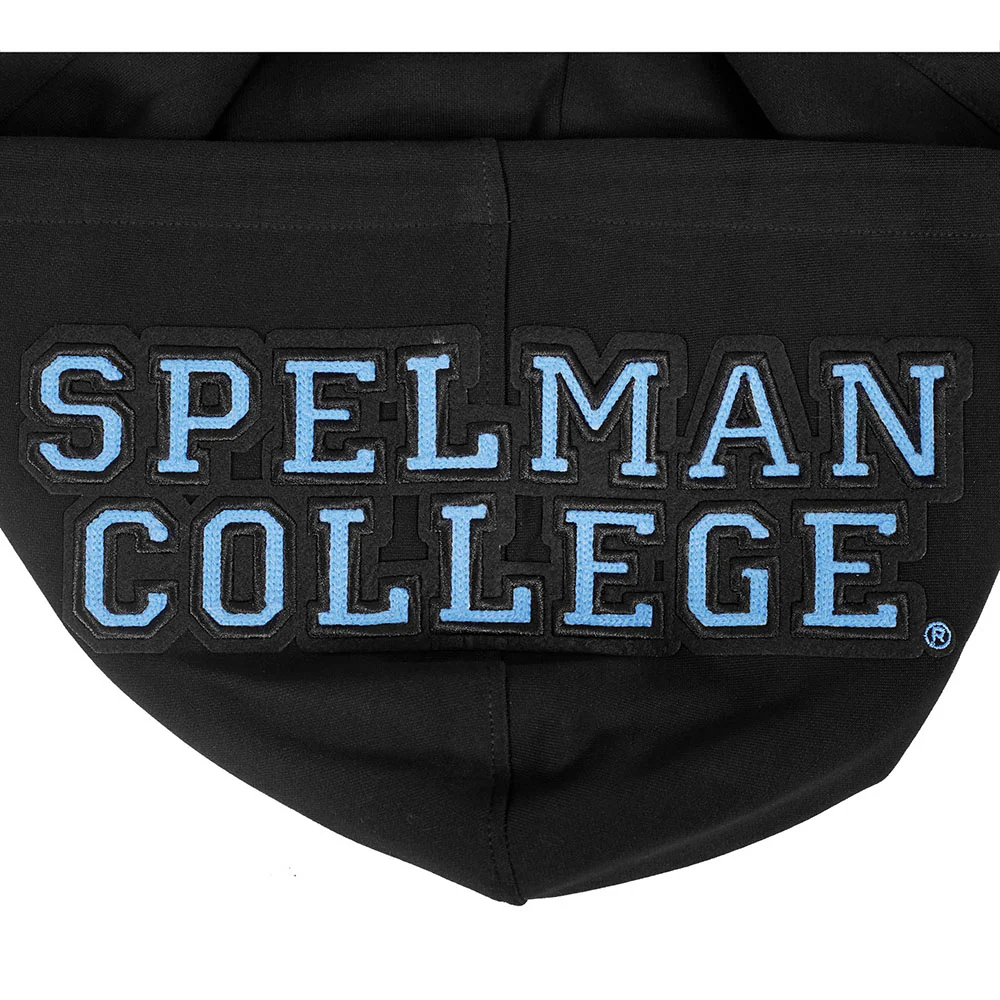 SPELMAN COLLEGE CLASSIC MEN'S PO HOODIE (BLACK) - Image 9