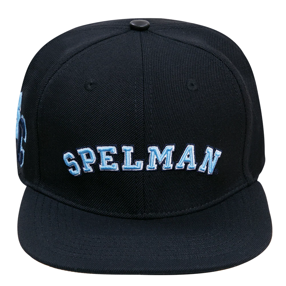 SPELMAN COLLEGE CLASSIC UNISEX WOOL SNAPBACK HAT (BLACK) - Image 3