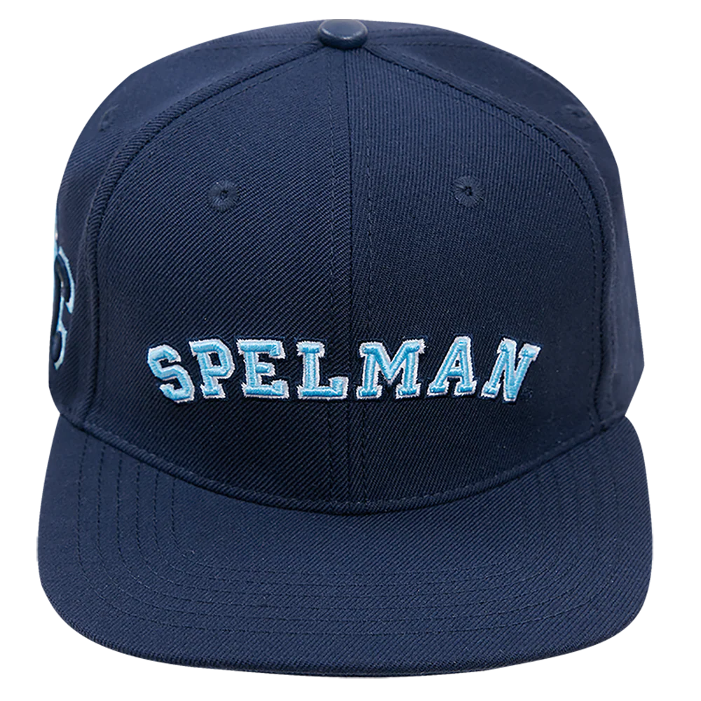 SPELMAN COLLEGE CLASSIC UNISEX WOOL SNAPBACK HAT (MIDNIGHT NAVY)