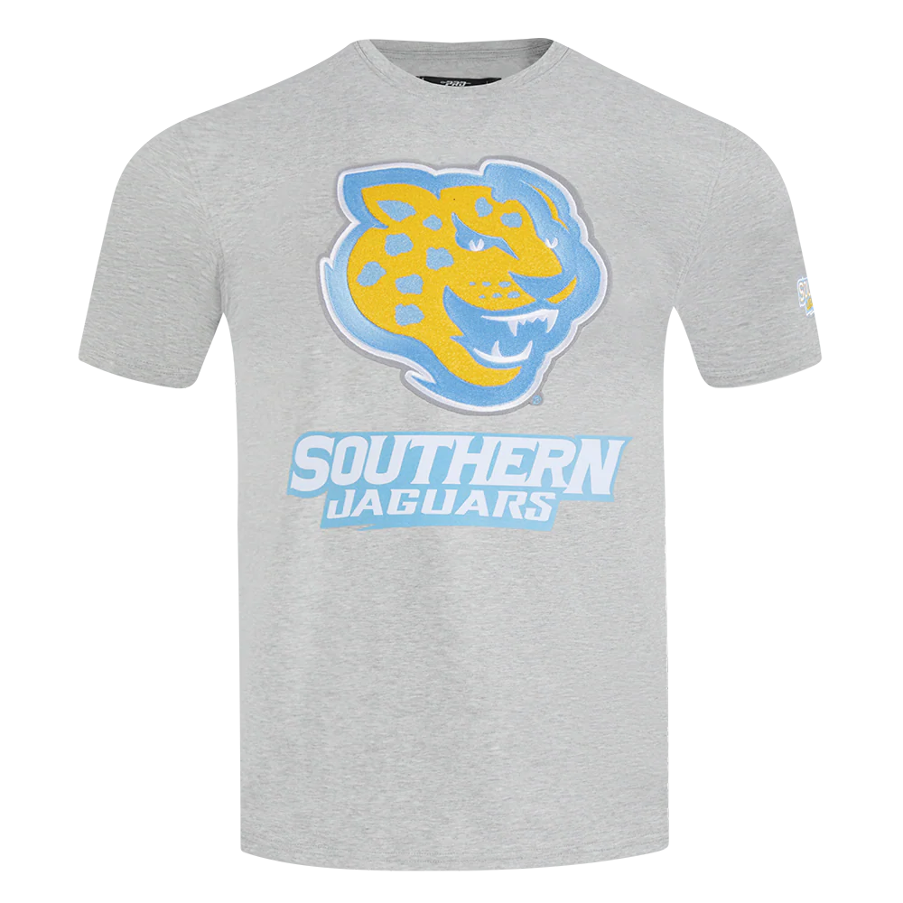 SOUTHERN UNIVERSITY CLASSIC MEN'S STACKED LOGO TEE (HEATHER GREY)