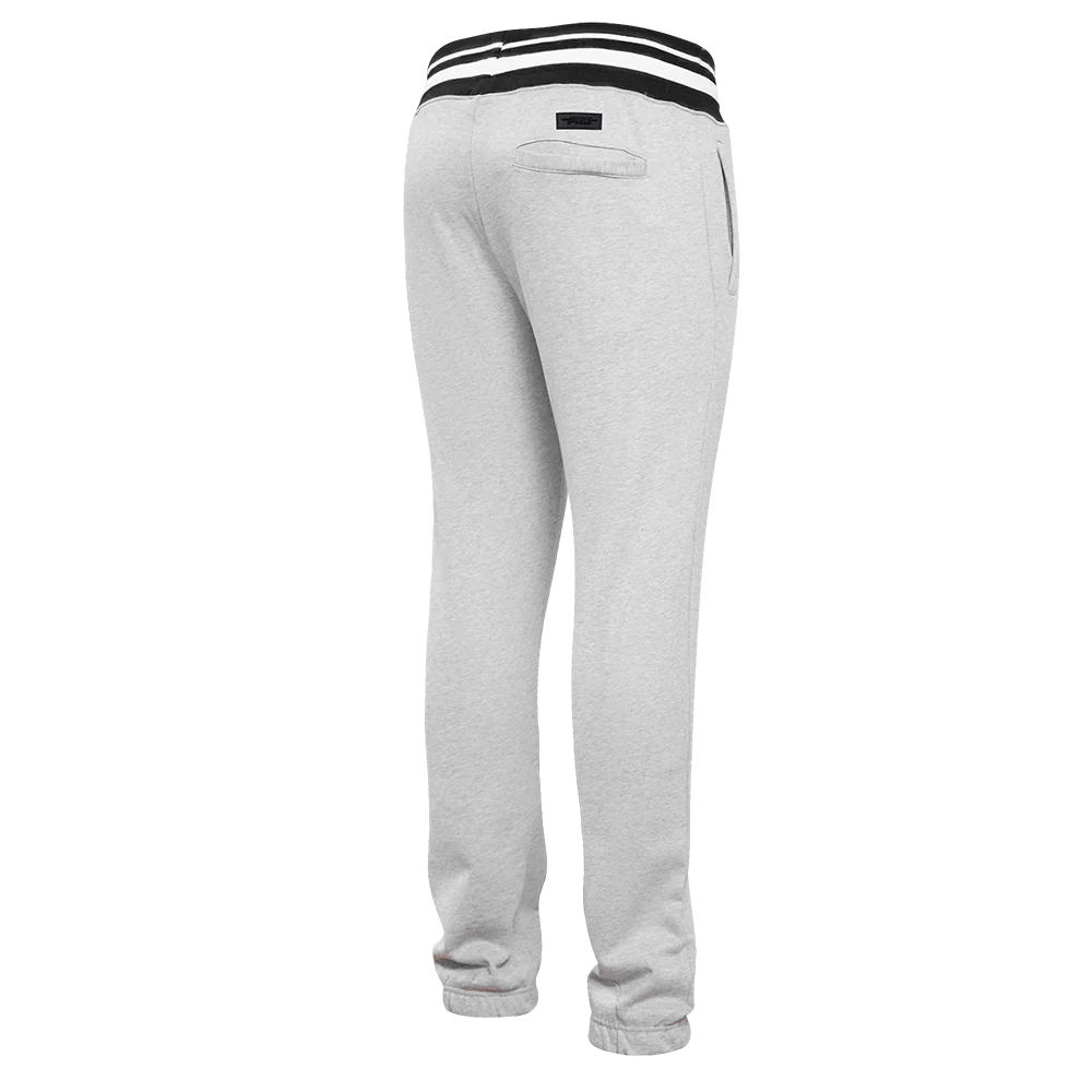 SOUTHERN UNIVERSITY CLASSIC MEN'S STACKED LOGO SWEATPANT (HEATHER GRAY/BLACK) - Image 3