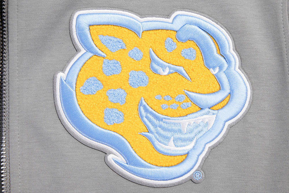 SOUTHERN UNIVERSITY CLASSIC MEN'S FULL ZIP PULLOVER HOODIE (GRAY) - Image 5