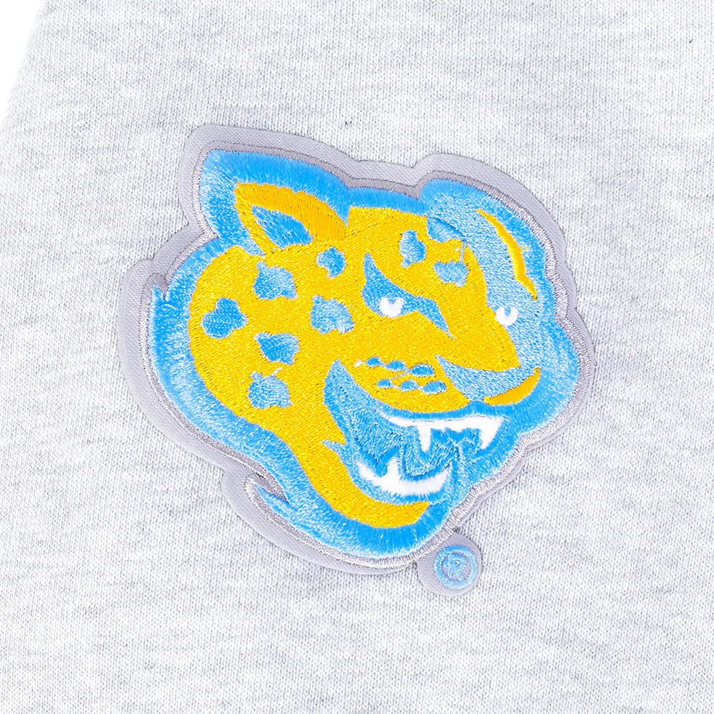 SOUTHERN UNIVERSITY CLASSIC WOMEN'S FLEECE HOODIE DRESS (HEATHER GREY) - Image 8