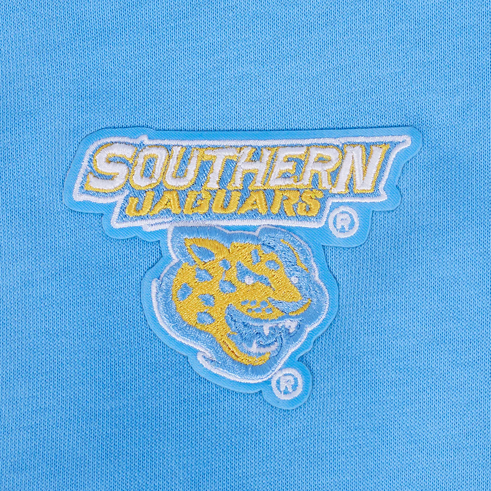 SOUTHERN UNIVERSITY CLASSIC FLEECE CROPPED PULLOVER HOODIE (UNIVERSITY BLUE) - Image 6