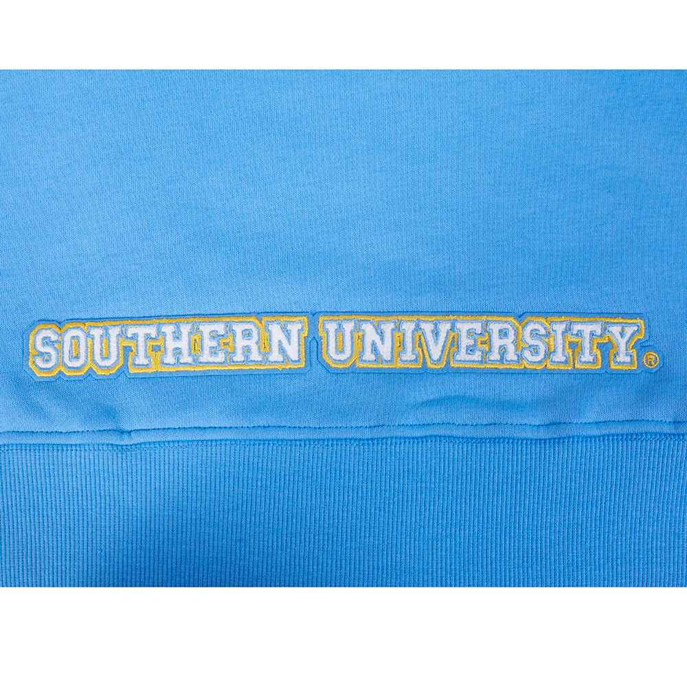 SOUTHERN UNIVERSITY CLASSIC FLEECE CROPPED PULLOVER HOODIE (UNIVERSITY BLUE) - Image 7