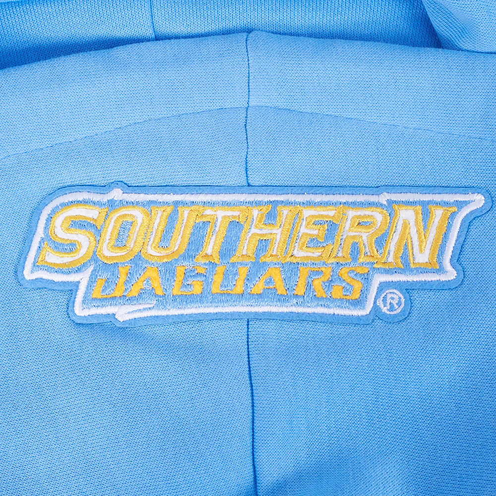 SOUTHERN UNIVERSITY CLASSIC FLEECE CROPPED PULLOVER HOODIE (UNIVERSITY BLUE) - Image 8