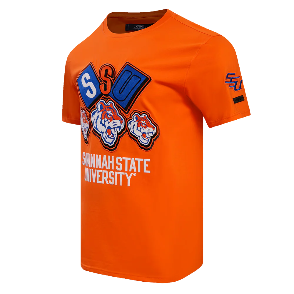 SAVANNAH STATE UNIVERSITY HOMECOMING SINGLE JERSEY MEN'S TEE (ORANGE) - Image 2