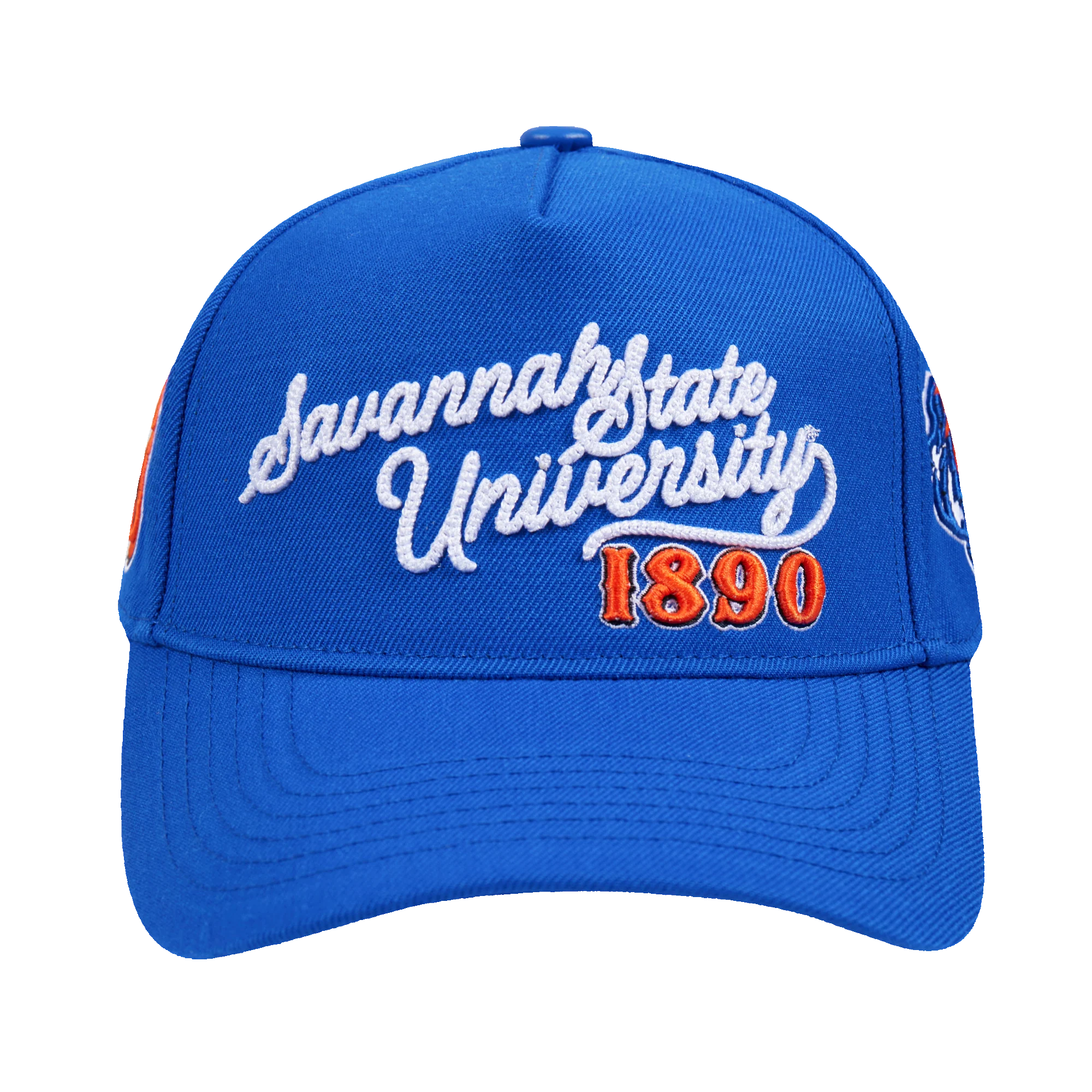 COLLEGE SAVANNAH STATE UNIVERSITY VINTAGE VARSITY PINCHFRONT SNAPBAC (ROYAL BLUE)
