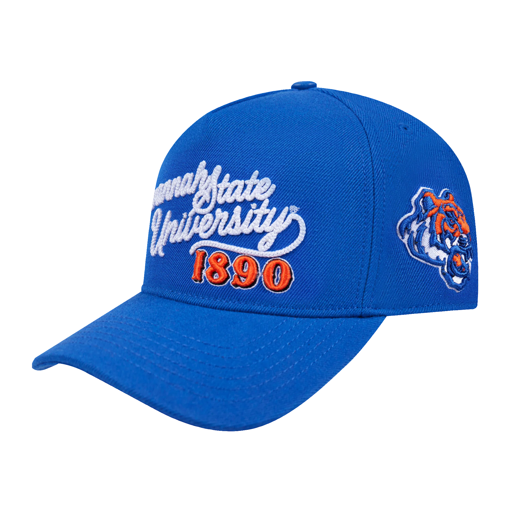 COLLEGE SAVANNAH STATE UNIVERSITY VINTAGE VARSITY PINCHFRONT SNAPBAC (ROYAL BLUE) - Image 3