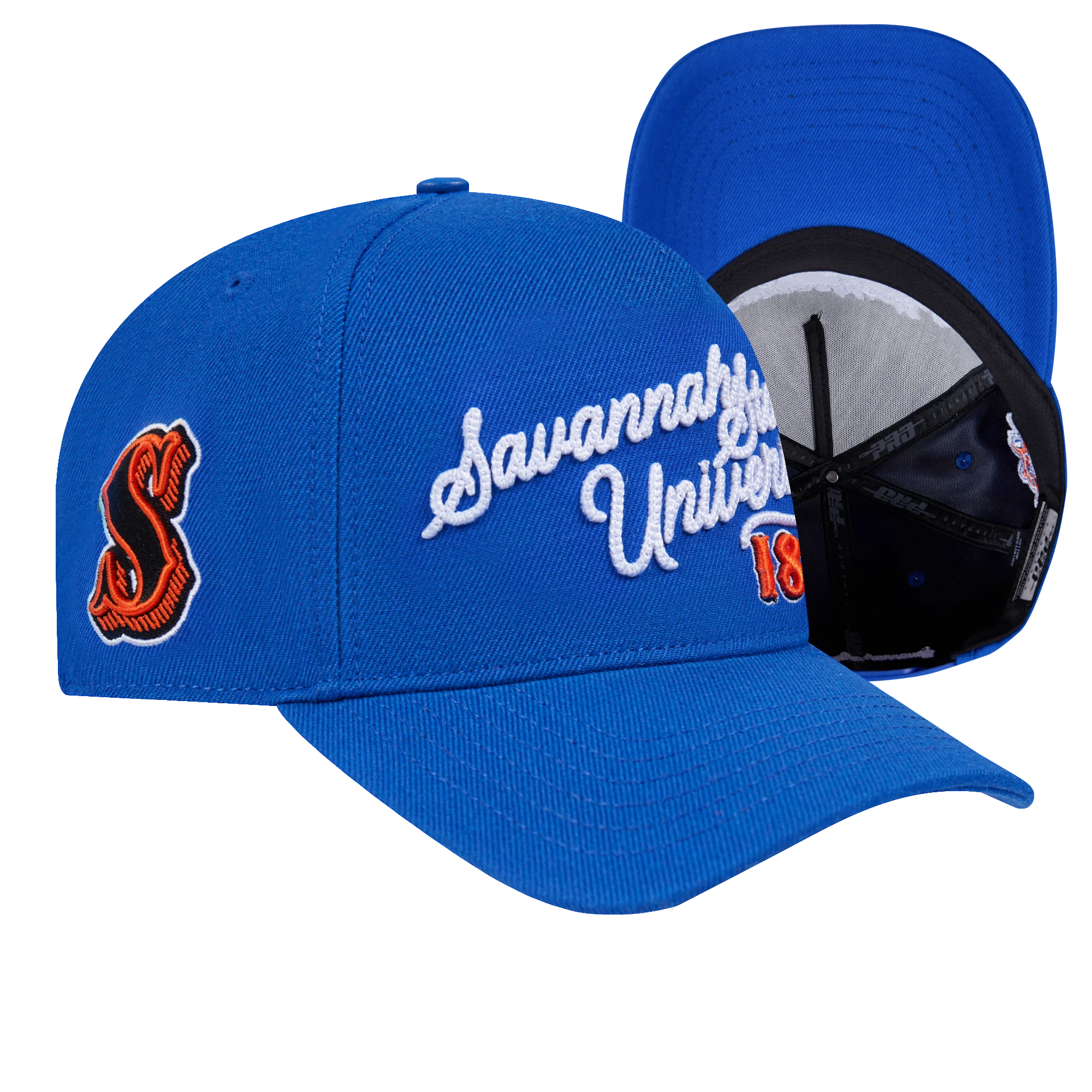 COLLEGE SAVANNAH STATE UNIVERSITY VINTAGE VARSITY PINCHFRONT SNAPBAC (ROYAL BLUE) - Image 6