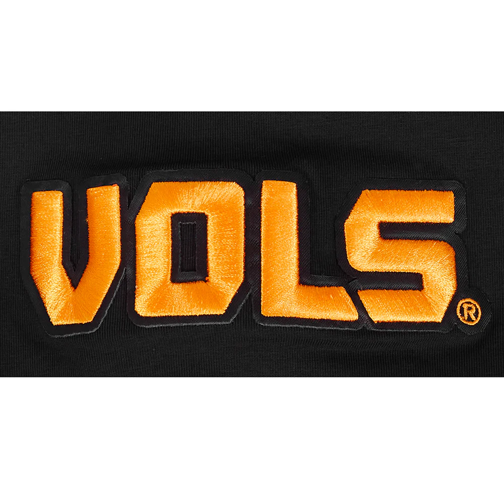 UNIVERSITY OF TENNESSEE CLASSIC STACKED LOGO SINGLE JERSEY TEE (BLACK) - Image 5