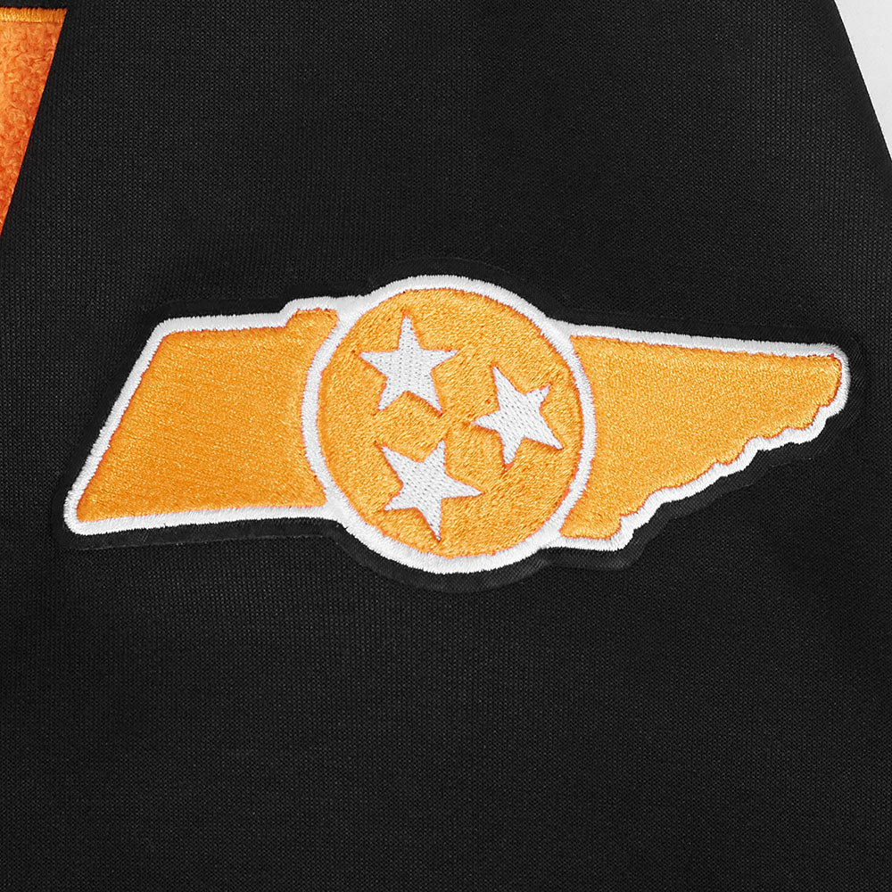UNIVERSITY OF TENNESSEE CLASSIC DOUBLE KNIT PULLOVER HOODIE (BLACK) - Image 5