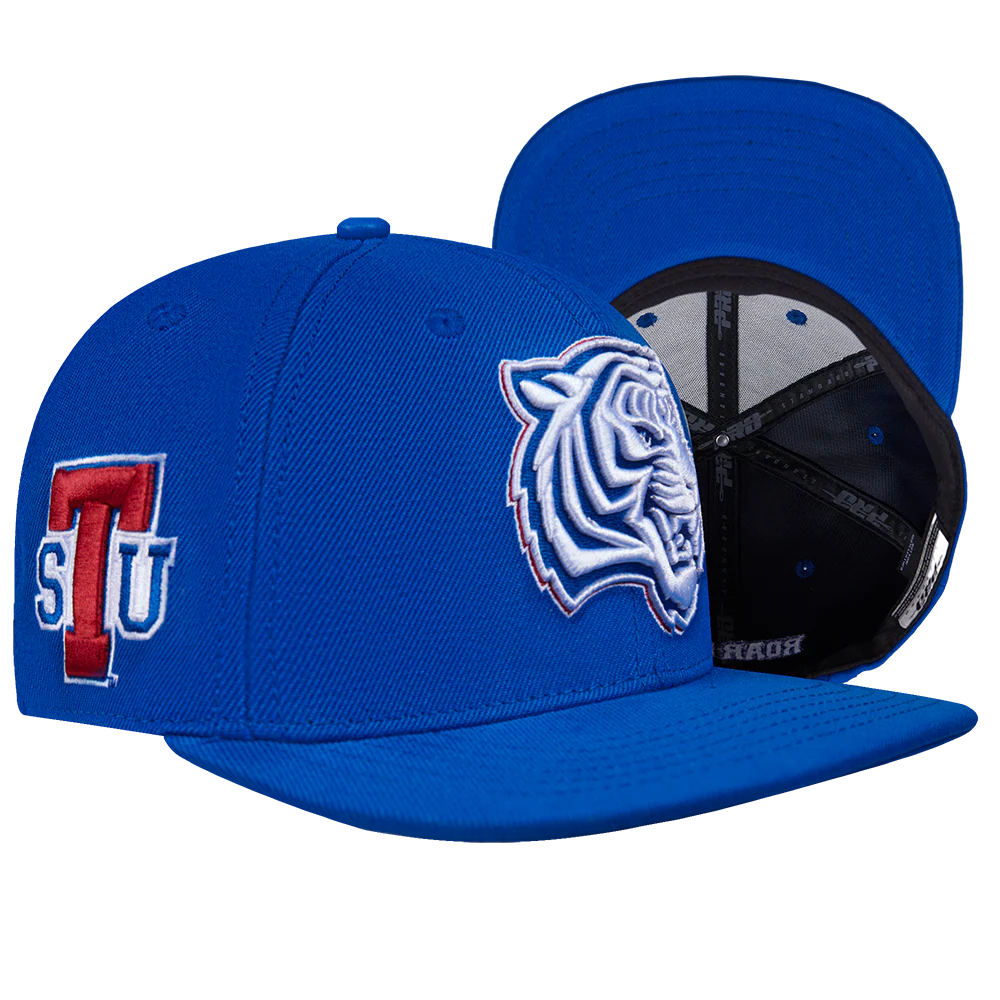 TENNESSEE STATE UNIVERSITY CLASSIC UNISEX WOOL SNAPBACK HAT (ROYAL BLUE) - Image 6
