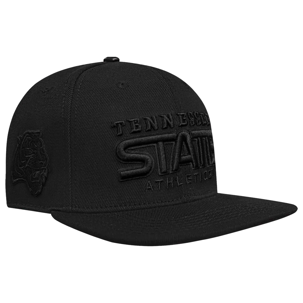 TENNESSEE STATE UNIVERSITY NEUTRAL WOOL SNAPBACK (BLACK) - Image 2
