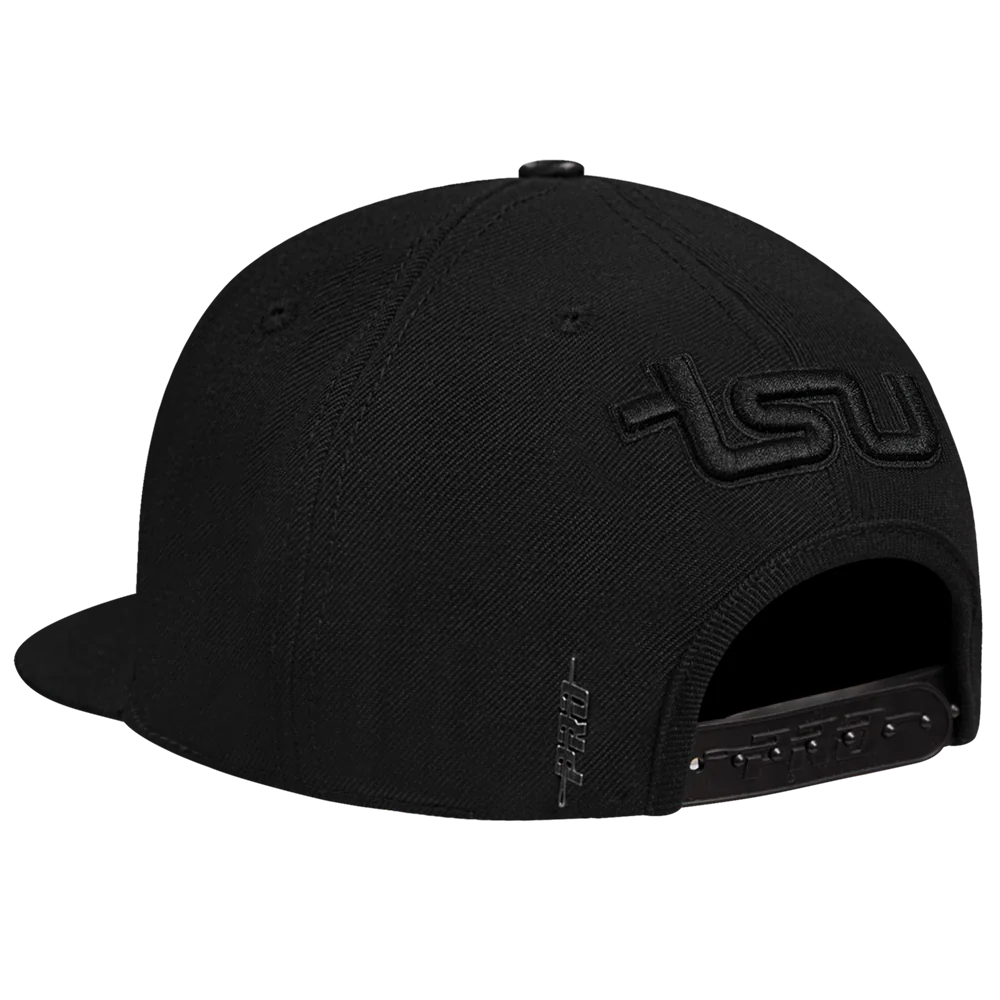 TENNESSEE STATE UNIVERSITY NEUTRAL WOOL SNAPBACK (BLACK) - Image 5