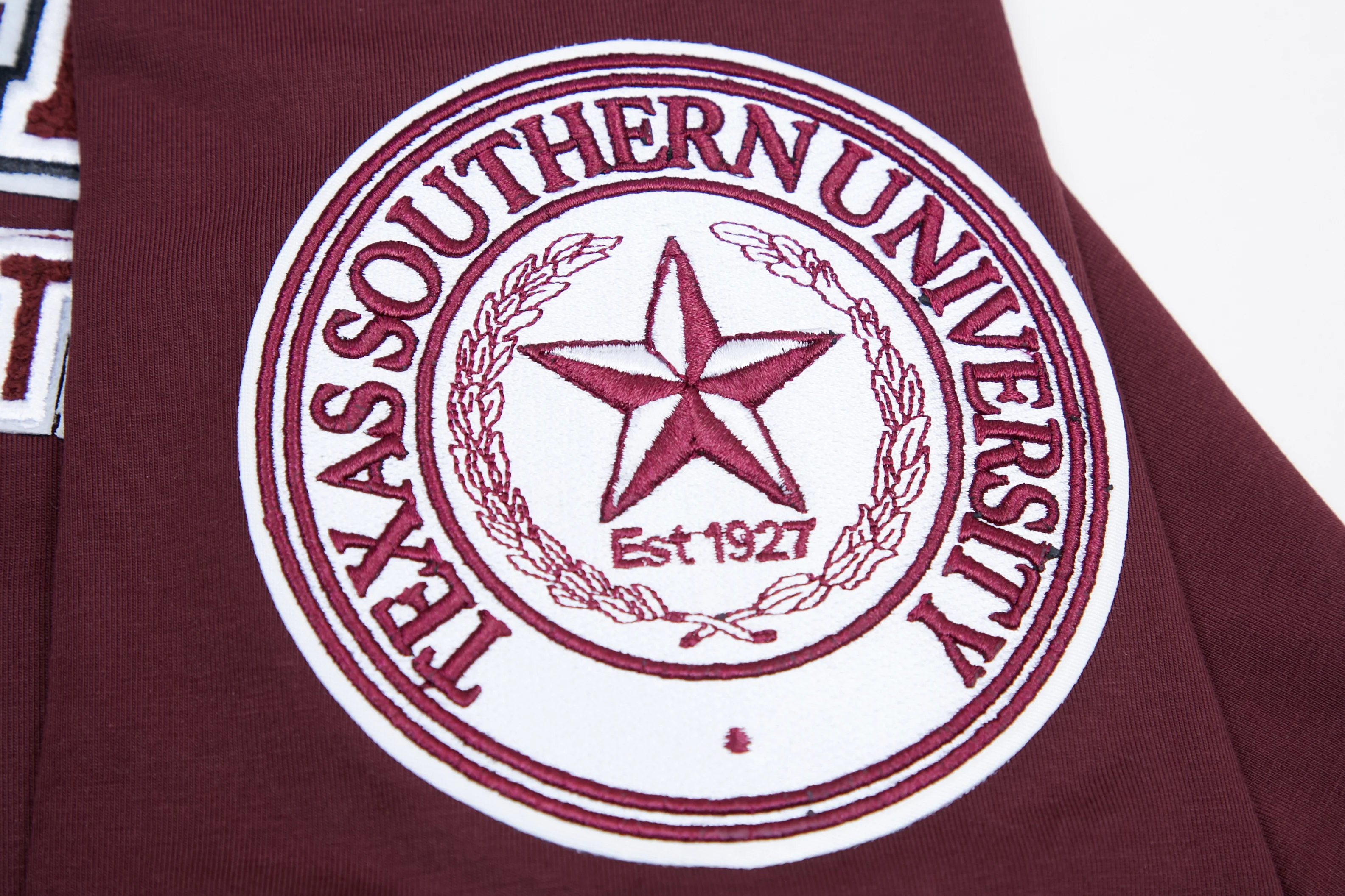 TEXAS SOUTHERN UNIVERSITY CLASSIC MEN'S TEE (WINE) - Image 7