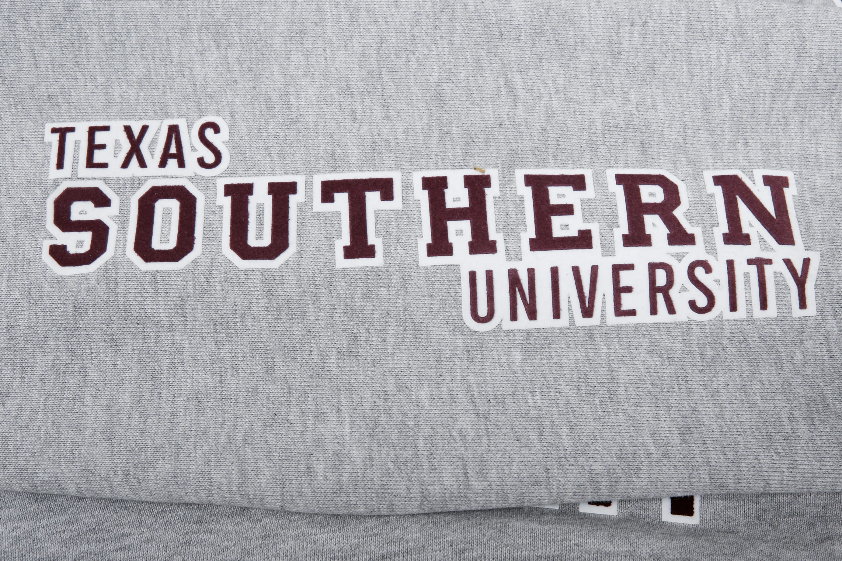 TEXAS SOUTHERN UNIVERSITY CLASSIC MEN'S STACKED LOGO CREWNECK (HEATHER GRAY/BLACK) - Image 13