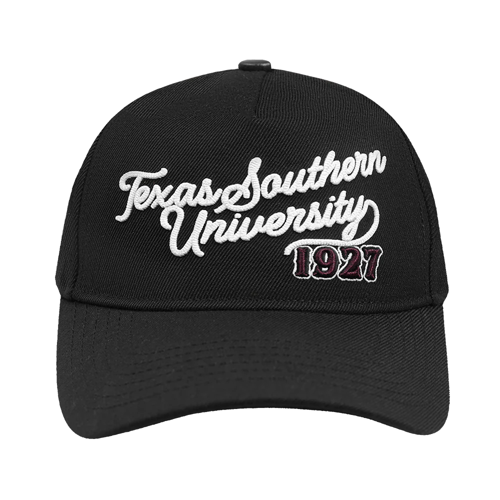 COLLEGE TEXAS SOUTHERN UNIVERSITY VINTAGE VARSITY PINCHFRONT SNAPBAC (BLACK)