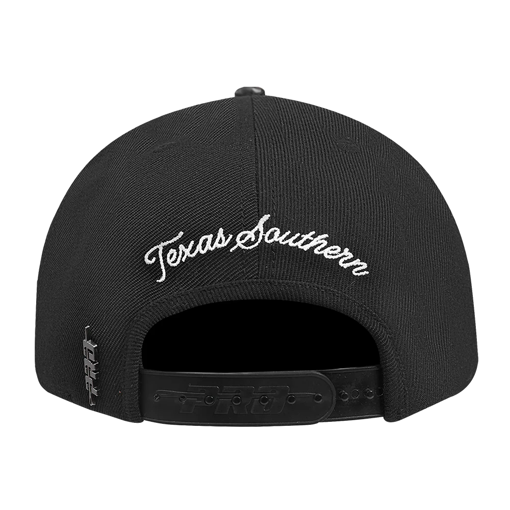 COLLEGE TEXAS SOUTHERN UNIVERSITY VINTAGE VARSITY PINCHFRONT SNAPBAC (BLACK) - Image 4