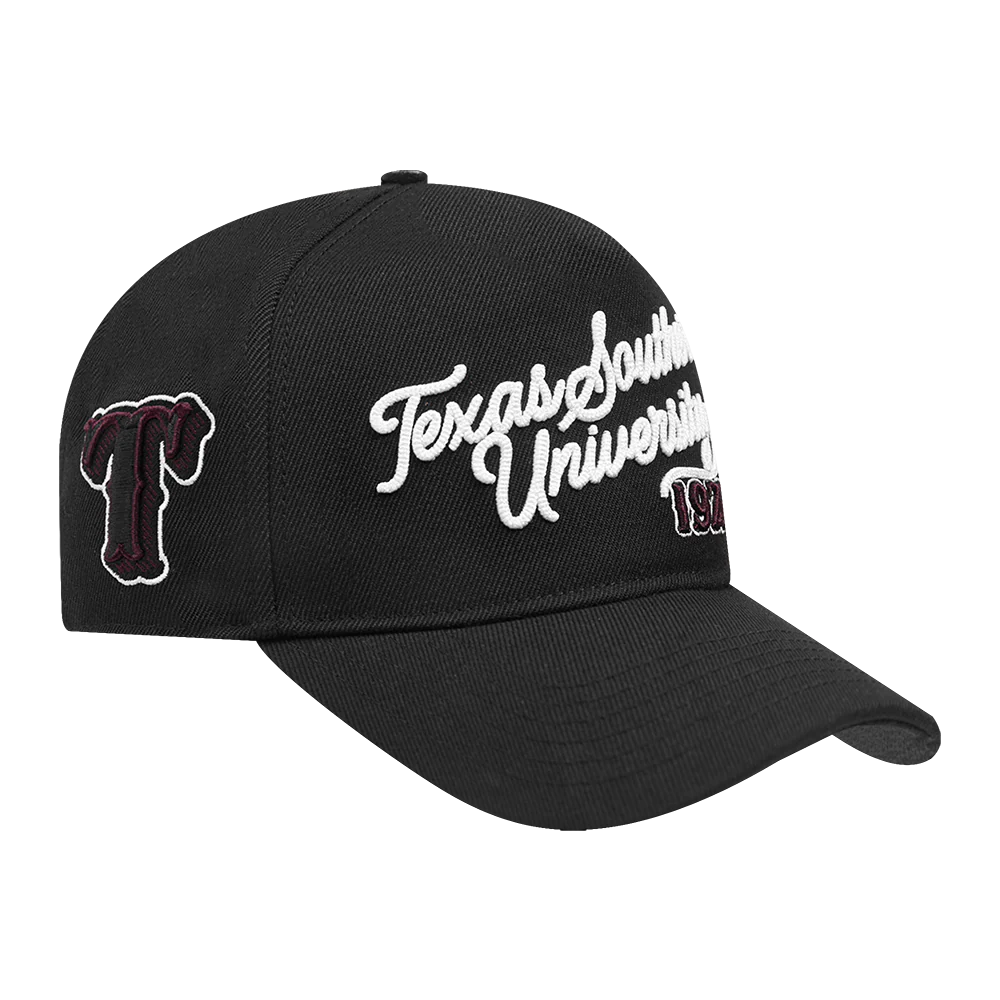 COLLEGE TEXAS SOUTHERN UNIVERSITY VINTAGE VARSITY PINCHFRONT SNAPBAC (BLACK) - Image 5