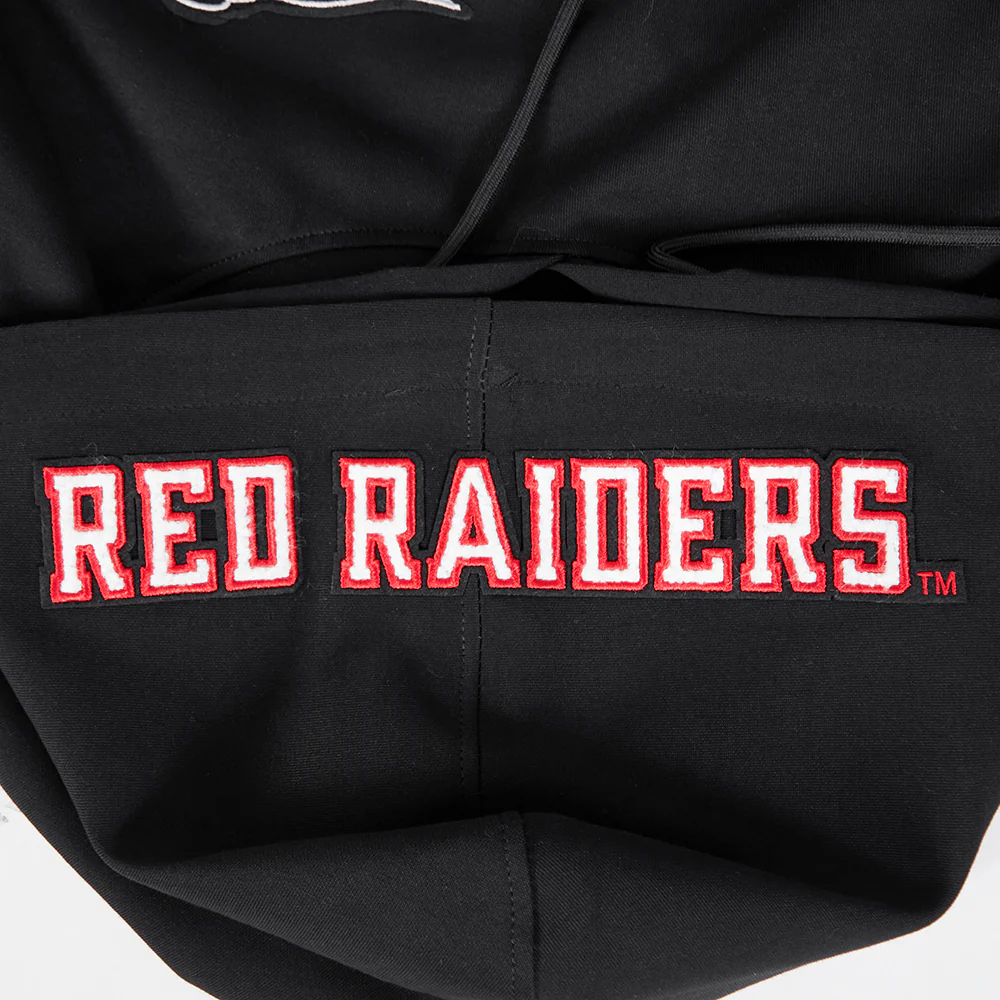TEXAS TECH UNIVERSITY CLASSIC DOUBLE KNIT PULLOVER HOODIE (BLACK) - Image 8