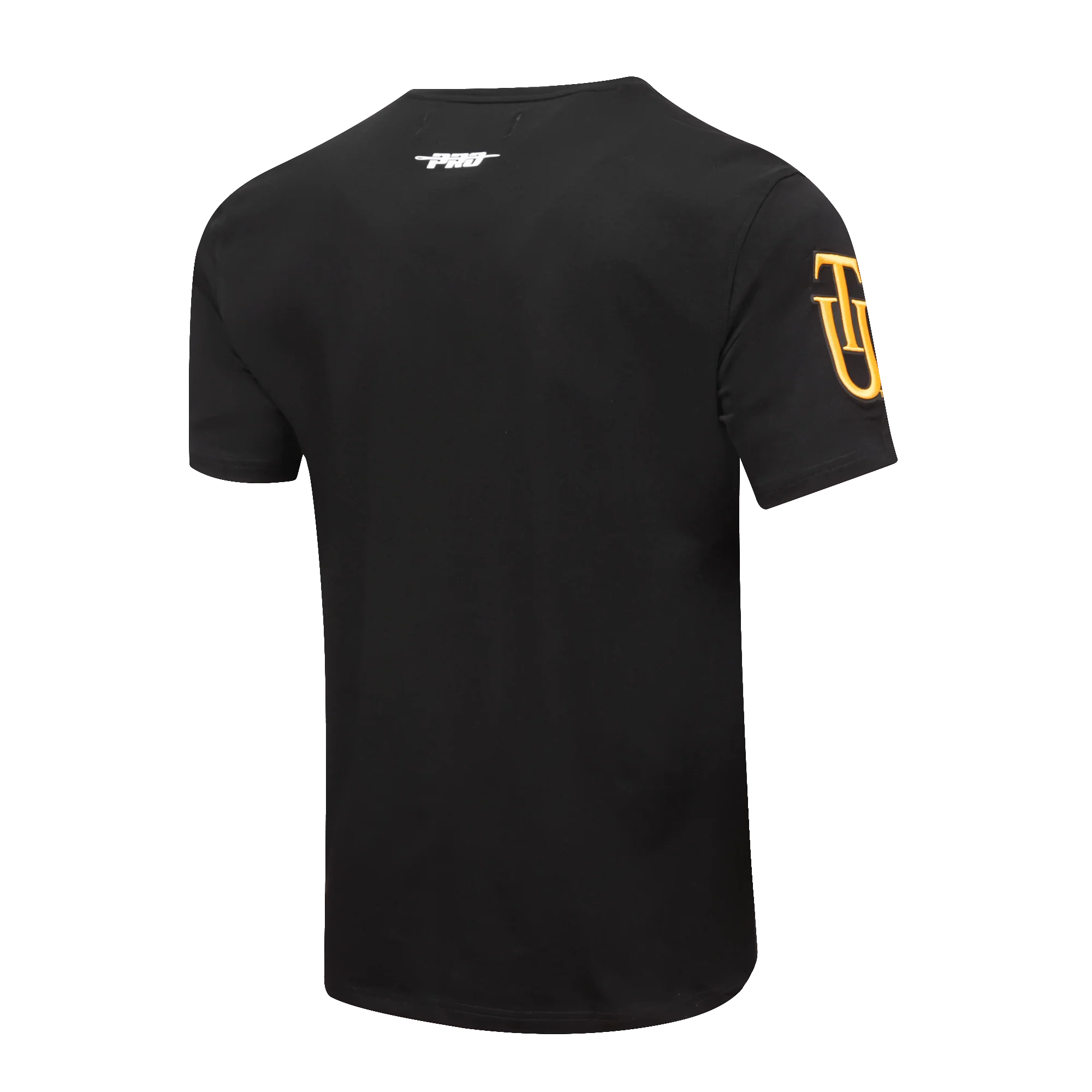 TUSKEGEE UNIVERSITY CLASSIC MEN'S STACKED LOGO TEE (BLACK) - Image 5