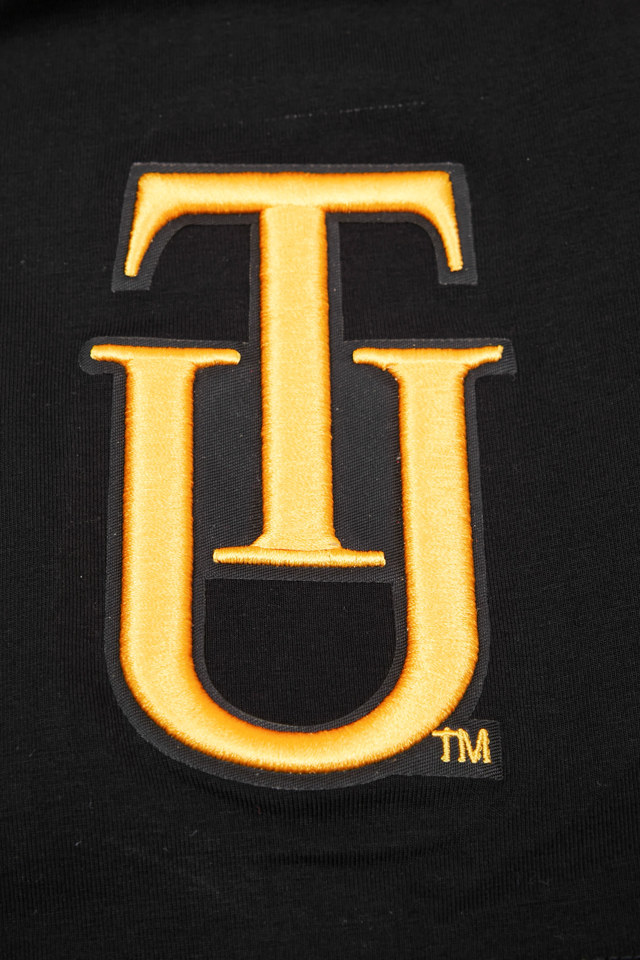 TUSKEGEE UNIVERSITY CLASSIC MEN'S STACKED LOGO TEE (BLACK) - Image 9
