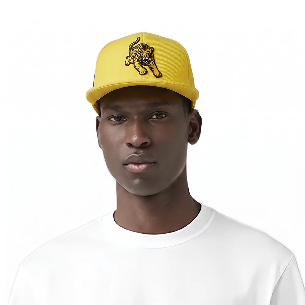 TUSKEGEE UNIVERSITY CLASSIC UNISEX WOOL SNAPABACK HAT (YELLOW)