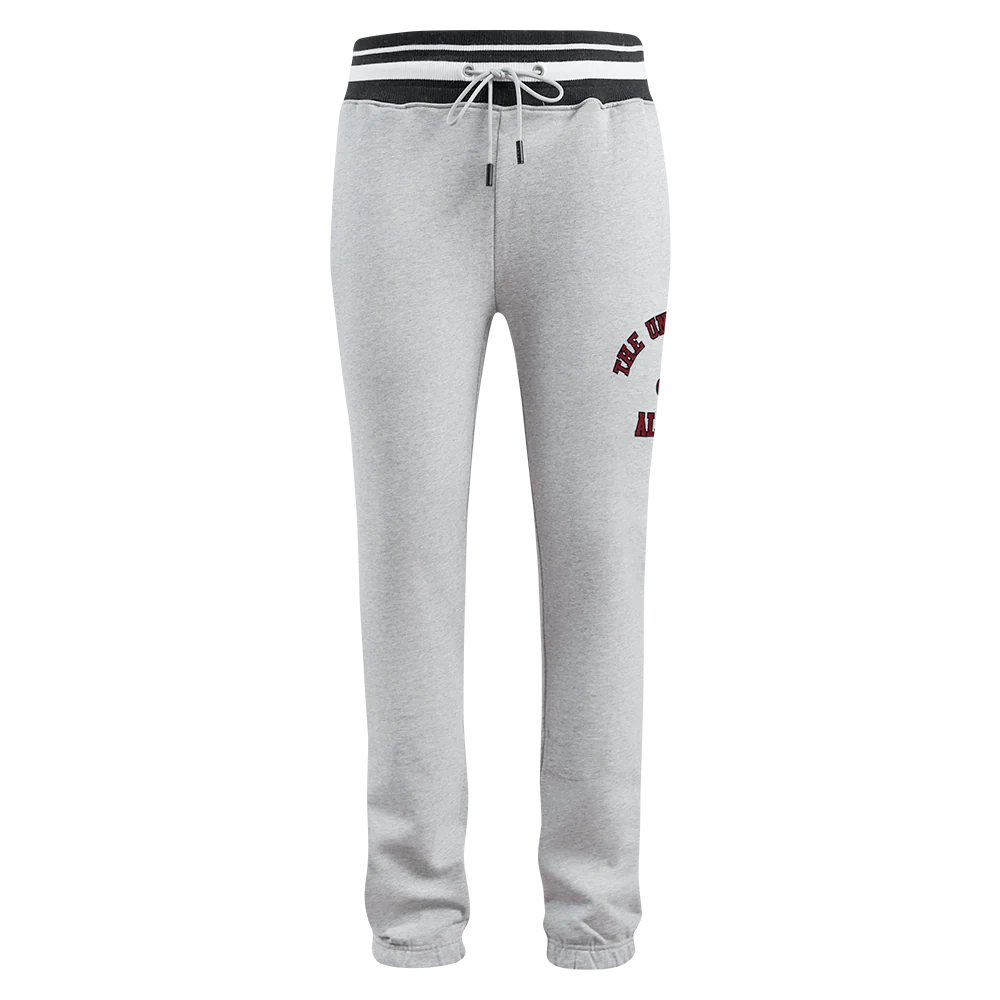 UNIVERSITY OF ALABAMA CLASSIC MEN'S SWEATPANT (HEATHER GRAY/BLACK) - Image 2
