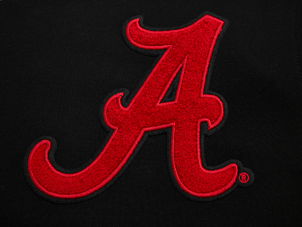 UNIVERSITY OF ALABAMA CLASSIC MEN'S PULLOVER HOODIE (BLACK) - Image 5