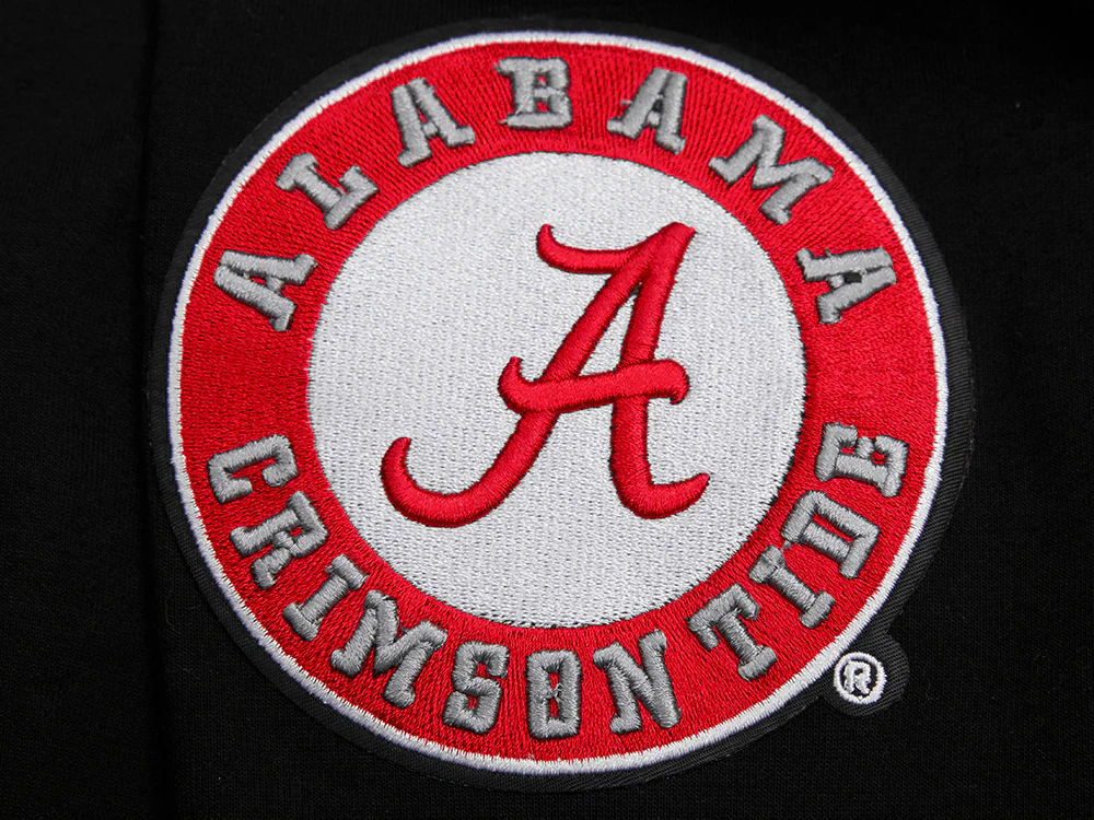 UNIVERSITY OF ALABAMA CLASSIC MEN'S PULLOVER HOODIE (BLACK) - Image 6