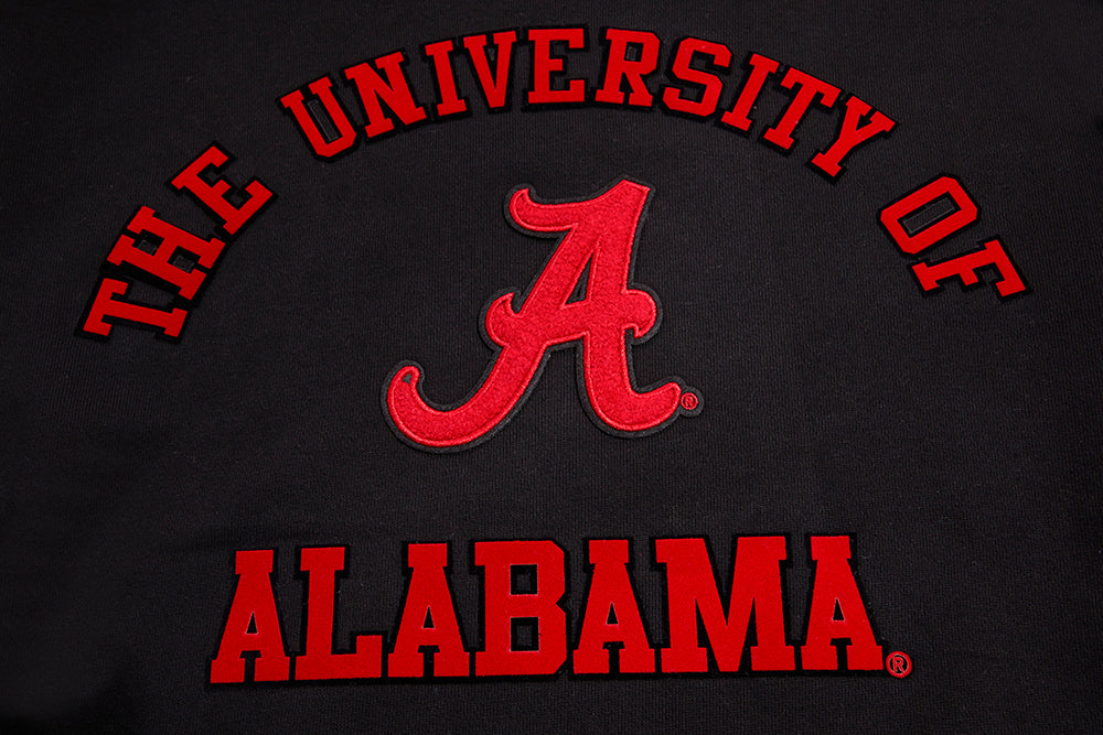 UNIVERSITY OF ALABAMA CLASSIC MEN'S PULLOVER HOODIE (BLACK) - Image 5
