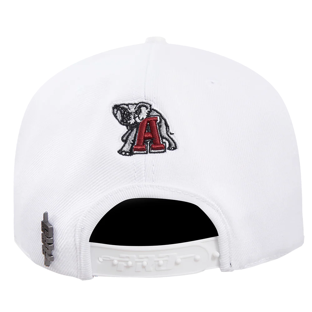 UNIVERSITY OF ALABAMA CLASSIC UNISEX WOOL SNAPBACK HAT (WHITE) - Image 5