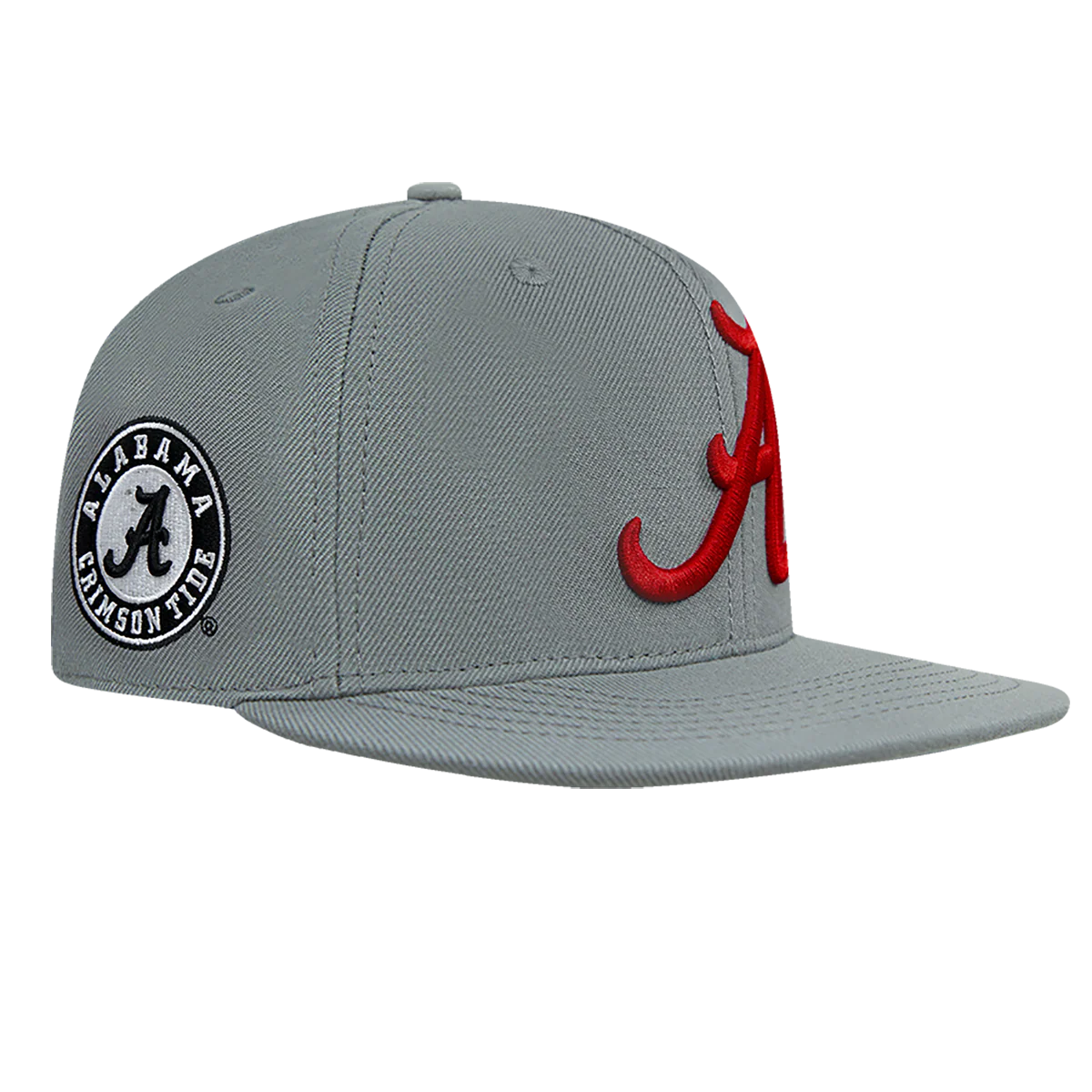 UNIVERSITY OF ALABAMA CLASSIC UNISEX WOOL SNAPBACK HAT (GRAY) - Image 4