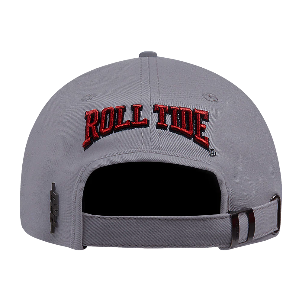 COLLEGE UNIVERSITY OF ALABAMA CREST EMBLEM MEN'S DAD HAT (GRAY) - Image 3
