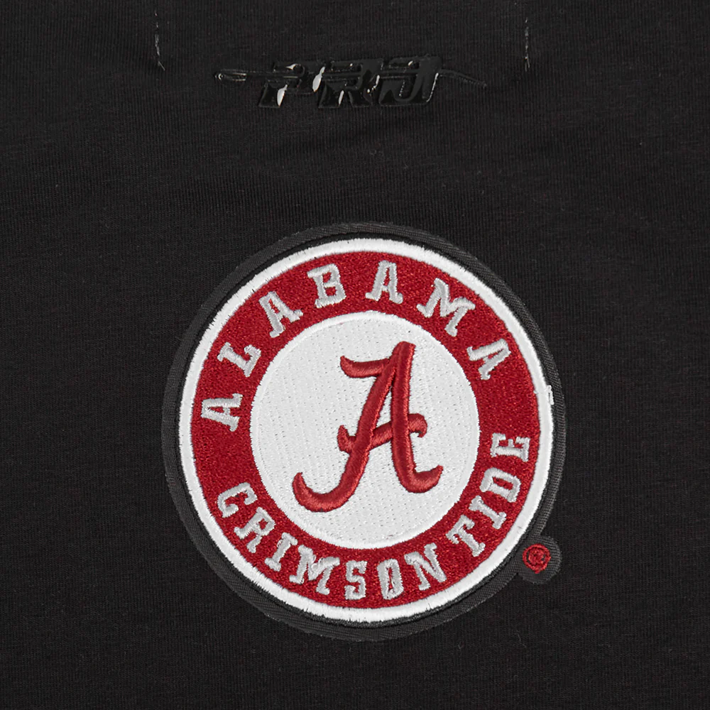 COLLEGE UNIVERSITY OF ALABAMA CLASSIC SINGLE JERSEY BOXY TEE (BLACK) - Image 5