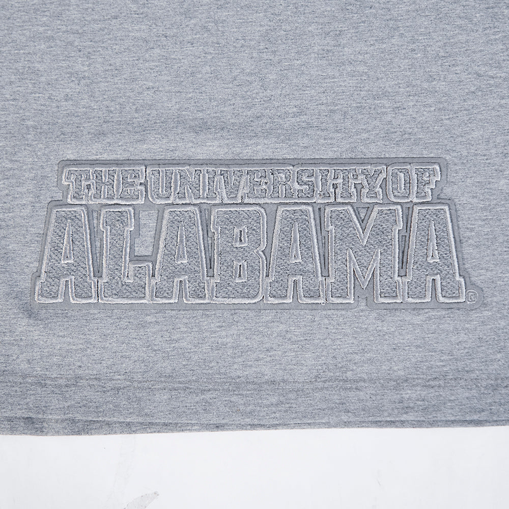 COLLEGE UNIVERSITY OF ALABAMA REVERSE FRENCH TERRY WOMEN'S SJ BOXY TEE (DARK HEATHER GRAY) - Image 5