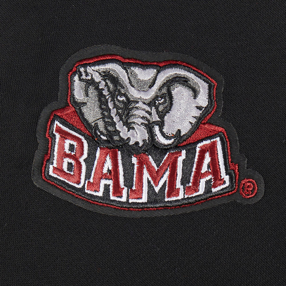 UNIVERSITY OF ALABAMA CLASSIC FLEECE HOODIE DRESS (BLACK) - Image 7