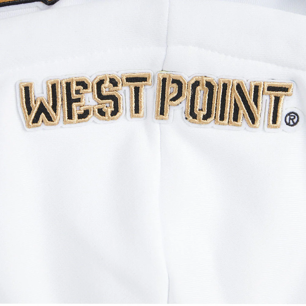 COLLEGE UNITED STATES MILITARY ACADEMY CLASSIC WOMEN'S RIB FLC CROPPED PO HO (WHITE/BLACK) - Image 5