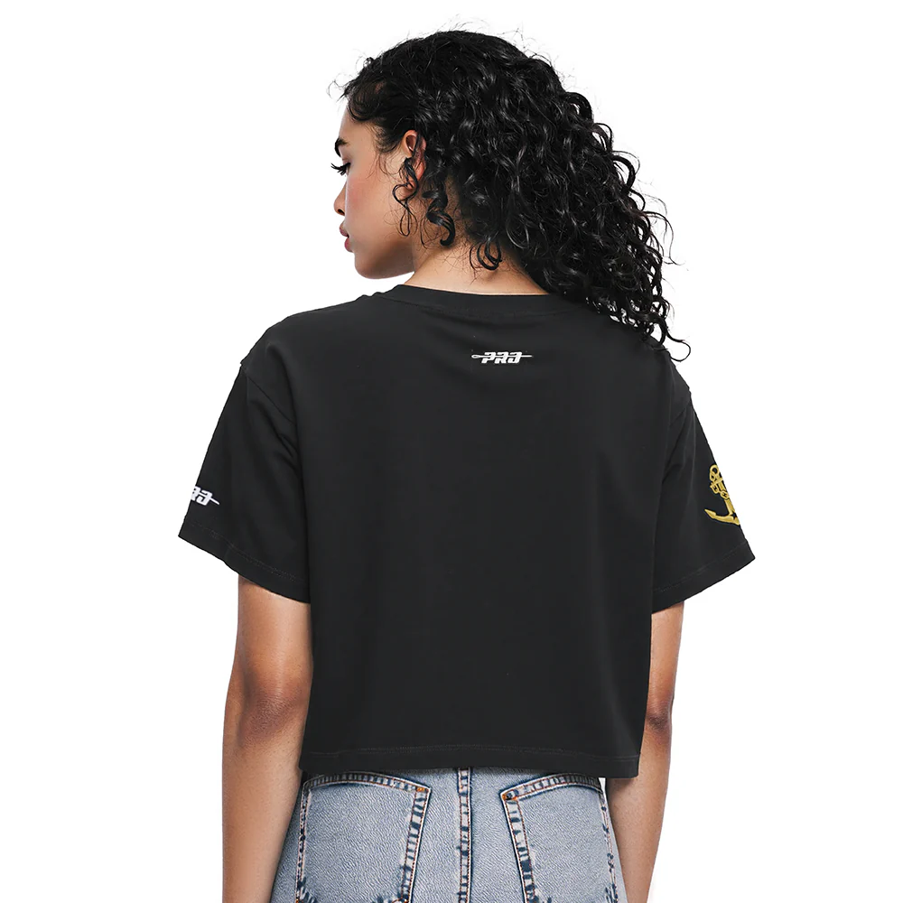 COLLEGE VANDERBILT UNIVERSITY JEWELS WOMEN'S SJ BOXY TEE (BLACK) - Image 2