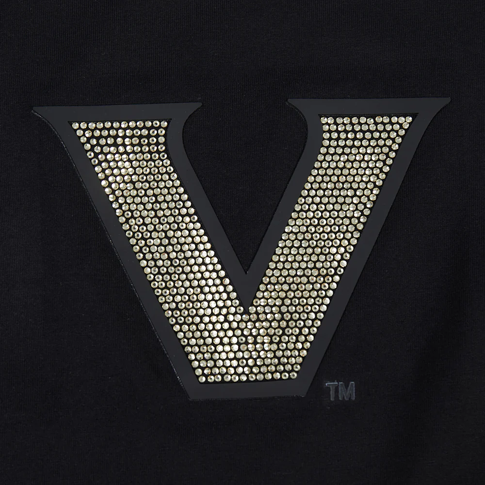 COLLEGE VANDERBILT UNIVERSITY JEWELS WOMEN'S SJ BOXY TEE (BLACK) - Image 6