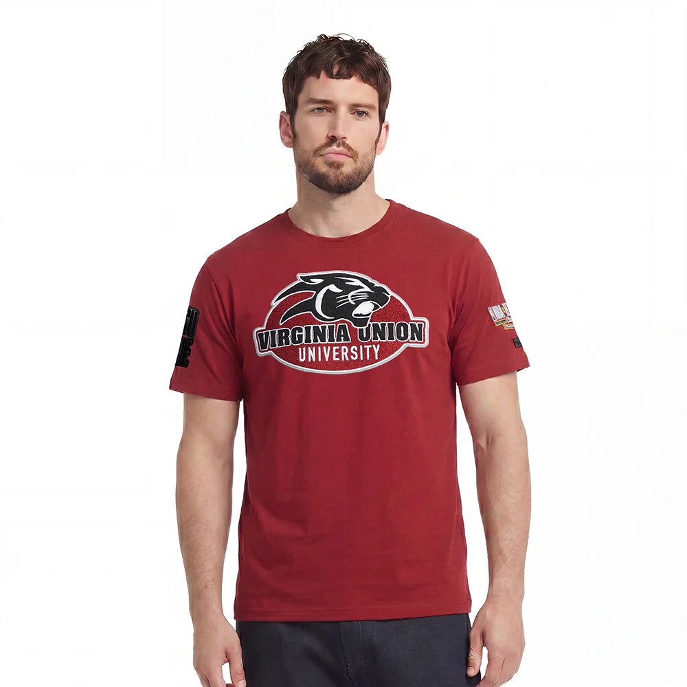 HBCU X NBA ALL STAR 2024 VIRGINIA UNION UNIVERSITY MEN'S SJ TEE (CARDINAL RED) - Image 2