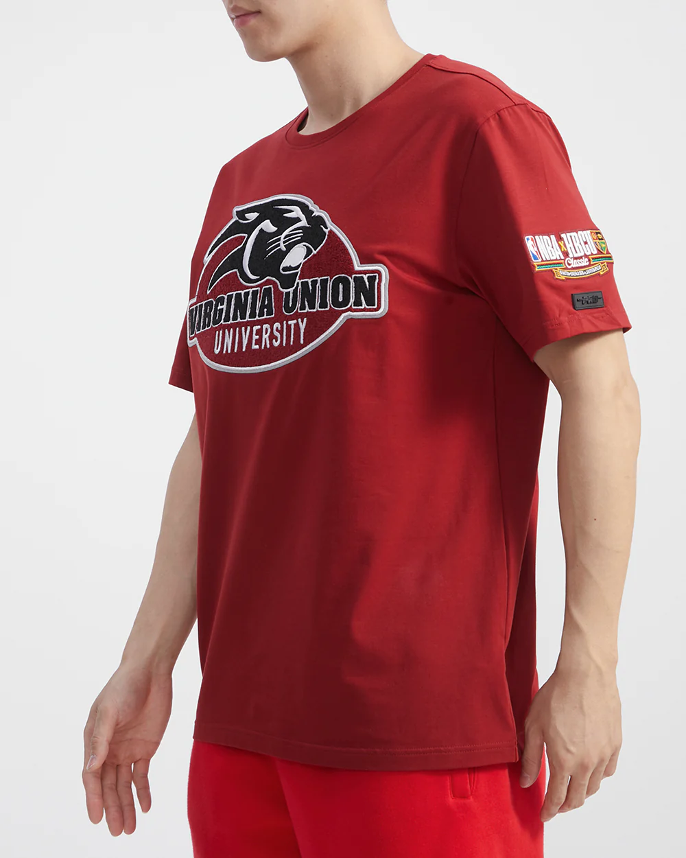 HBCU X NBA ALL STAR 2024 VIRGINIA UNION UNIVERSITY MEN'S SJ TEE (CARDINAL RED) - Image 6