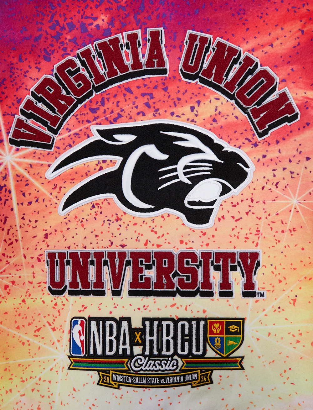 VIRGINIA UNION UNIVERSITY HBCU X NBA ALL STAR 2024 MEN'S M RIB WOO (BLACK/WHITE) - Image 8