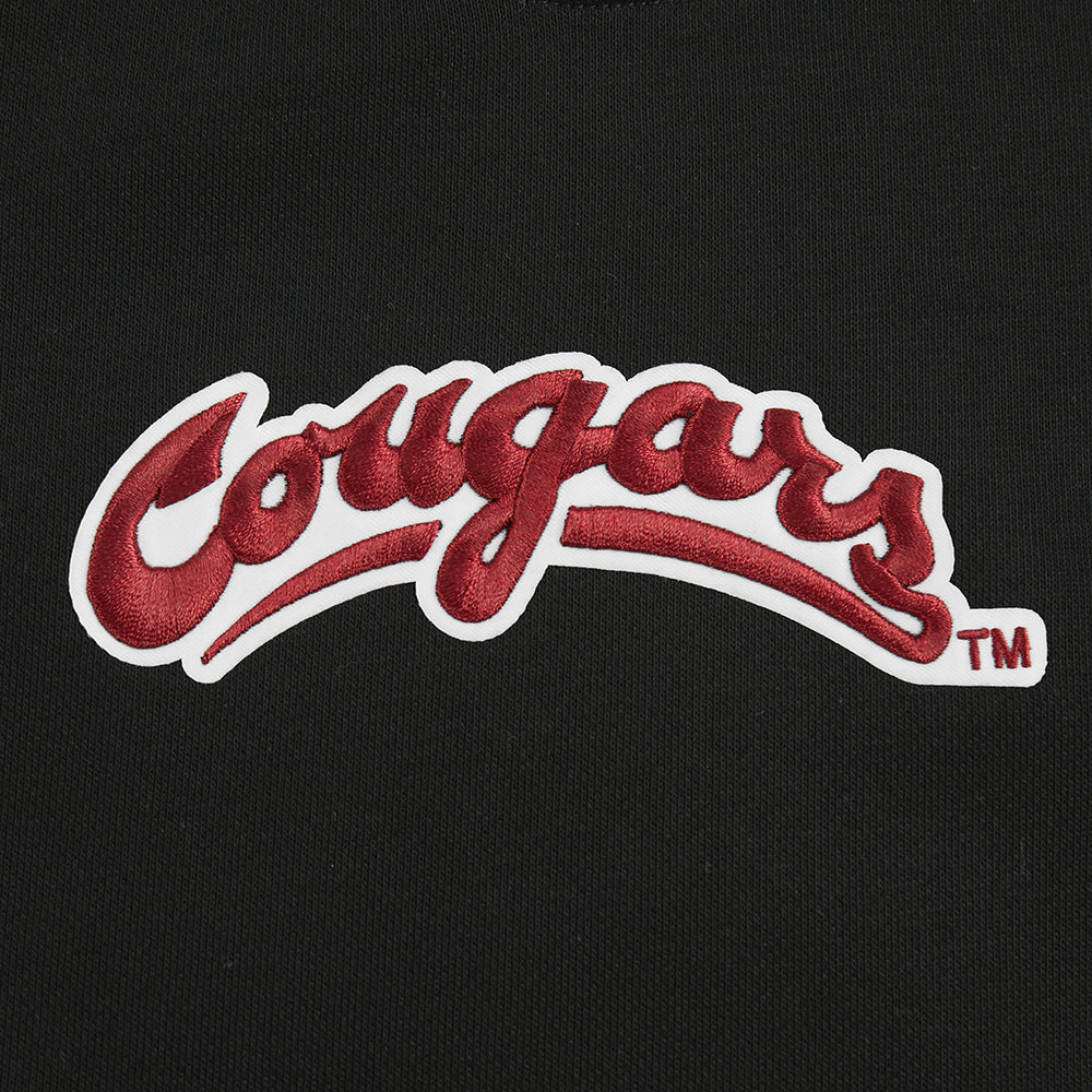 COLLEGE WASHINGTON STATE UNIVERSITY WINGSPAN WOMEN'S FLC CREWNECK (BLACK) - Image 13