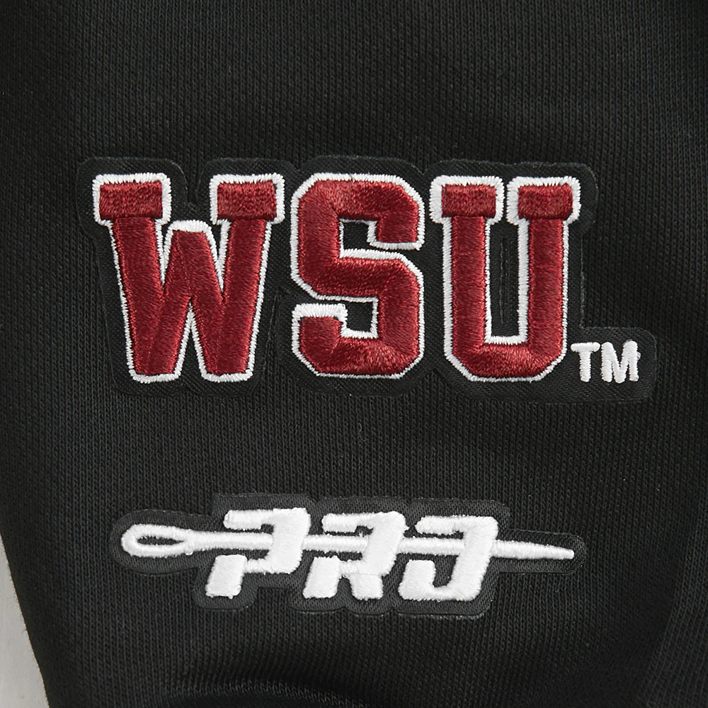 COLLEGE WASHINGTON STATE UNIVERSITY WINGSPAN WOMEN'S FLC CREWNECK (BLACK) - Image 15