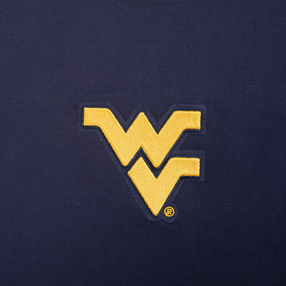 COLLEGE WEST VIRGINIA UNIVERSITY WINGSPAN WOMEN'S SJ BOXY TEE (MIDNIGHT NAVY) - Image 11